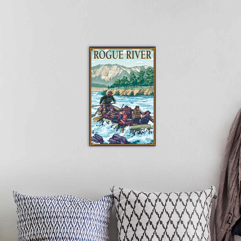 A bohemian room featuring River Rafting, Rogue River, Oregon
