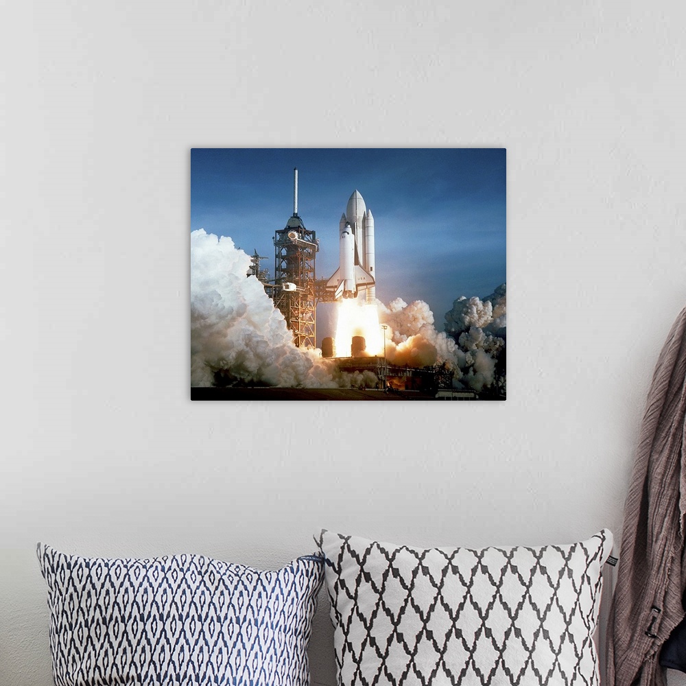 A bohemian room featuring STS-1 Launch, Cape Canaveral, FL