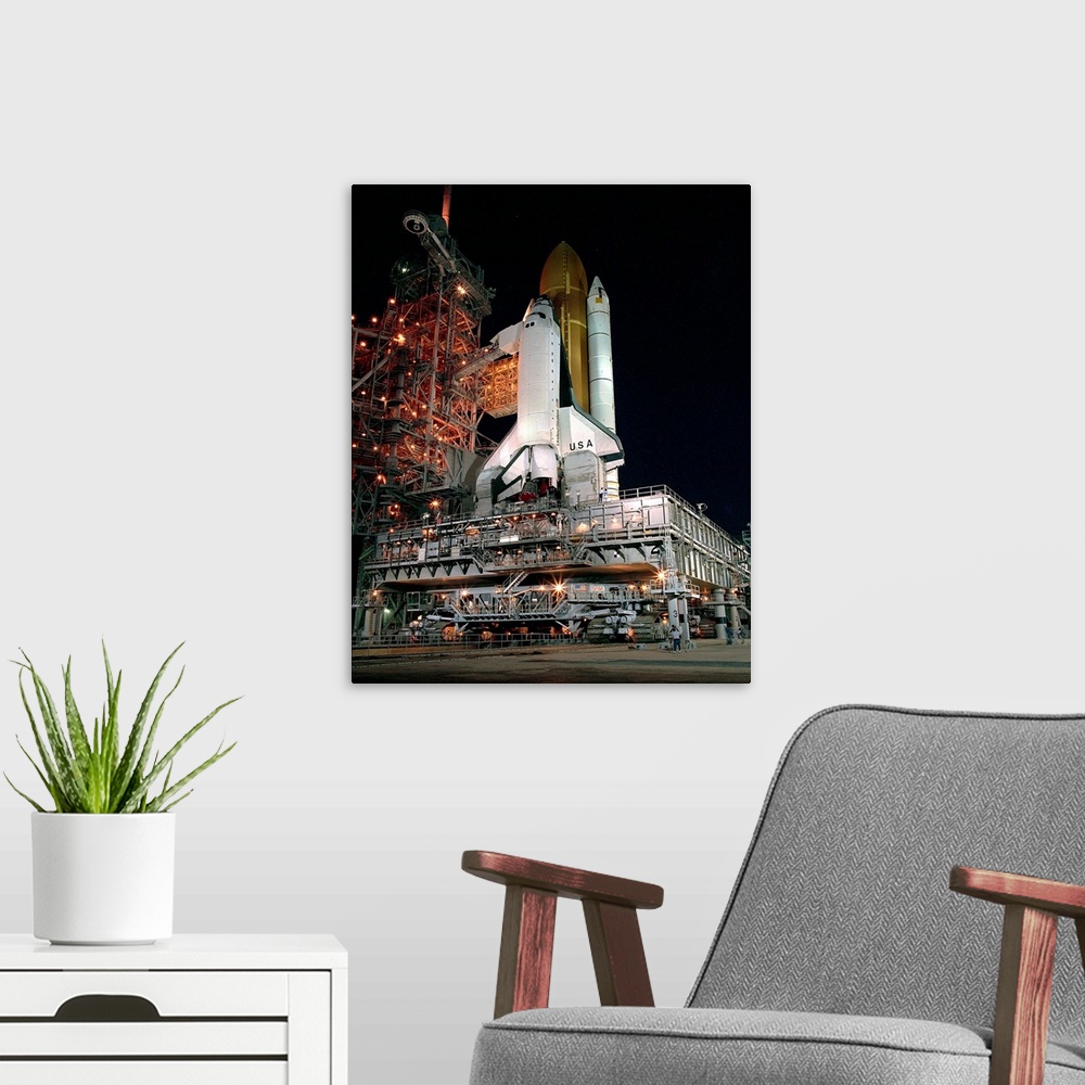 A modern room featuring STS-28 Rollout, Cape Canaveral, FL