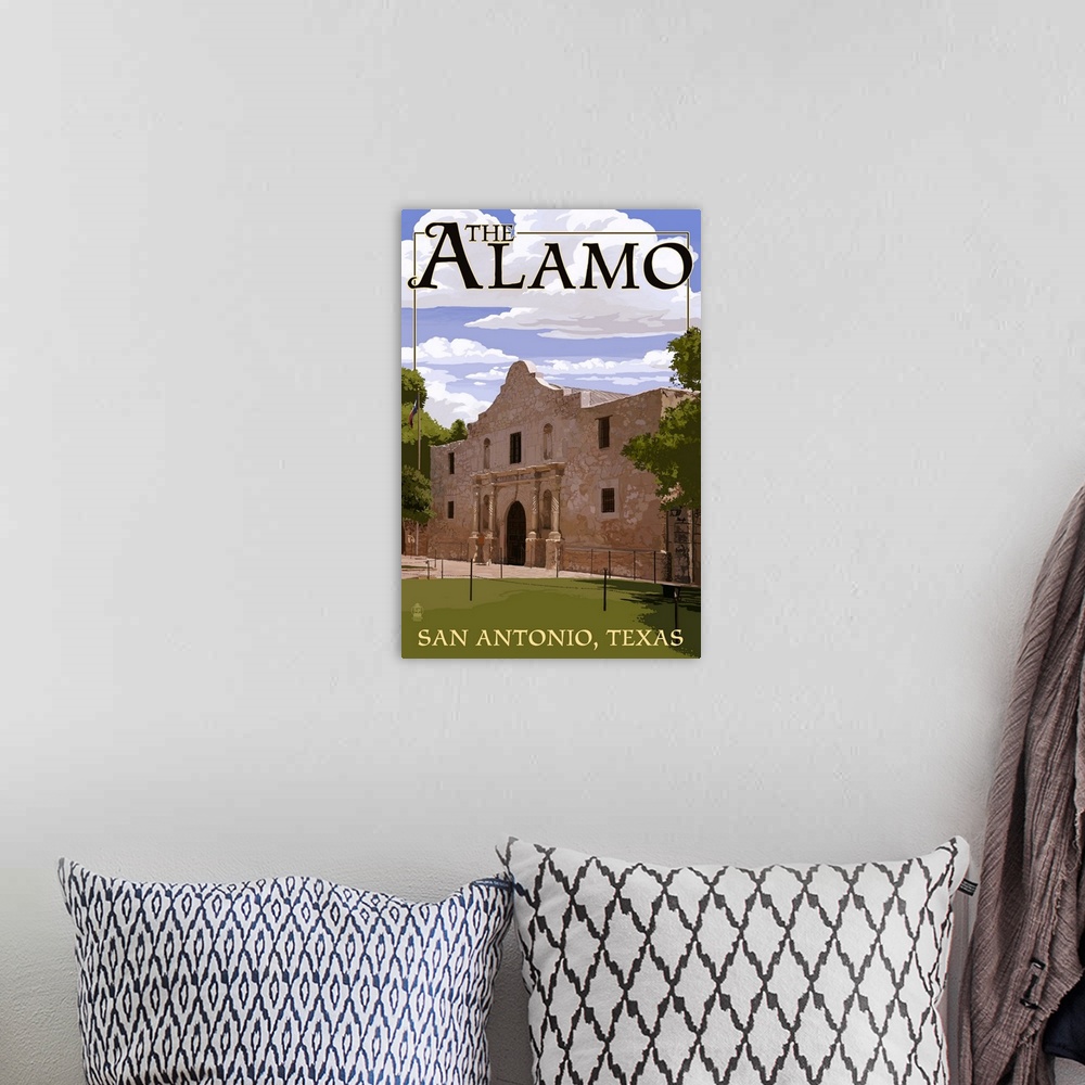 A bohemian room featuring The Alamo, San Antonio, Texas