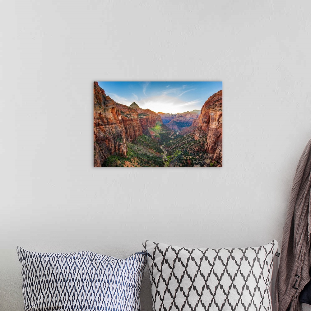 A bohemian room featuring Zion National Park - Canyon View