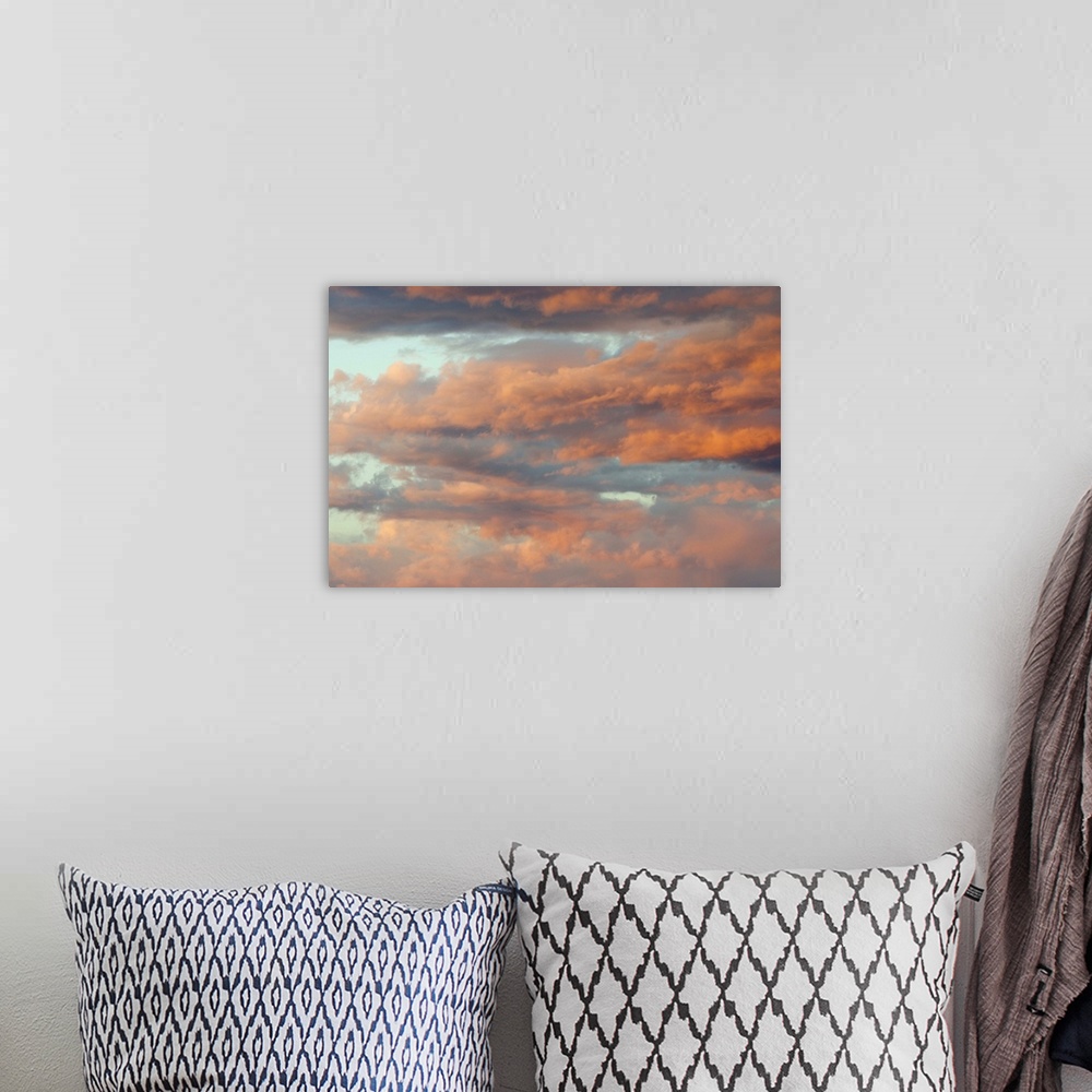 A bohemian room featuring Altocumulus Clouds - Aerial Photograph
