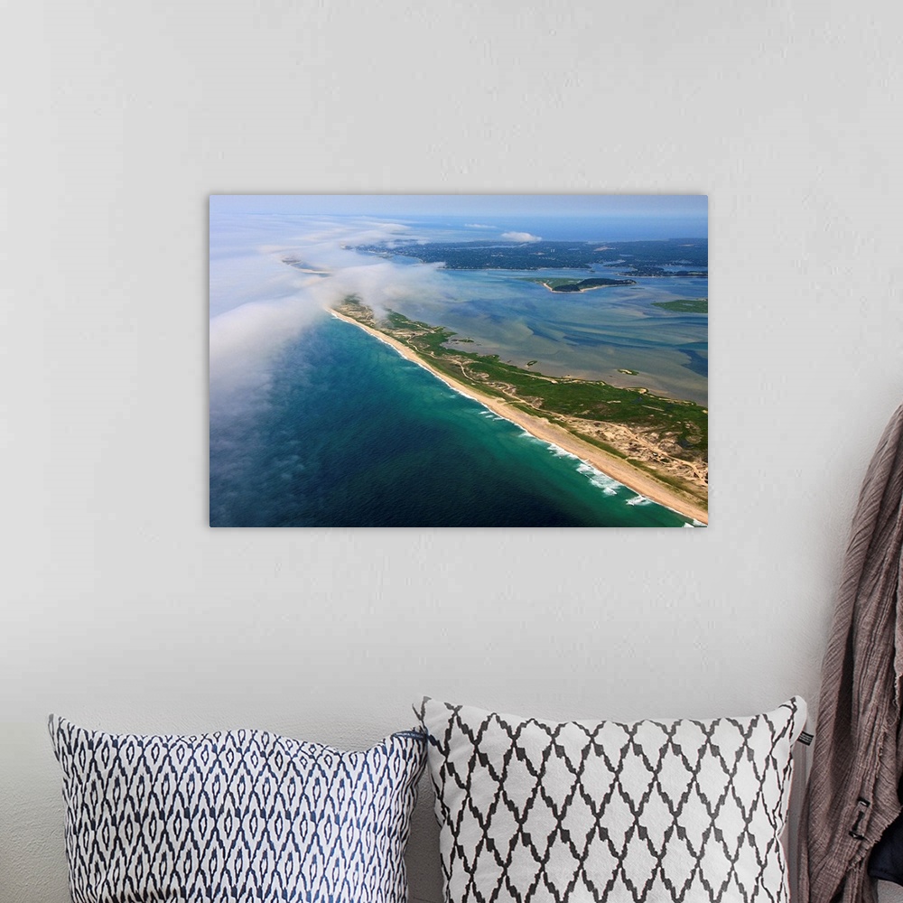 A bohemian room featuring Cape Cod National Seashore, Chatham - Aerial Photograph