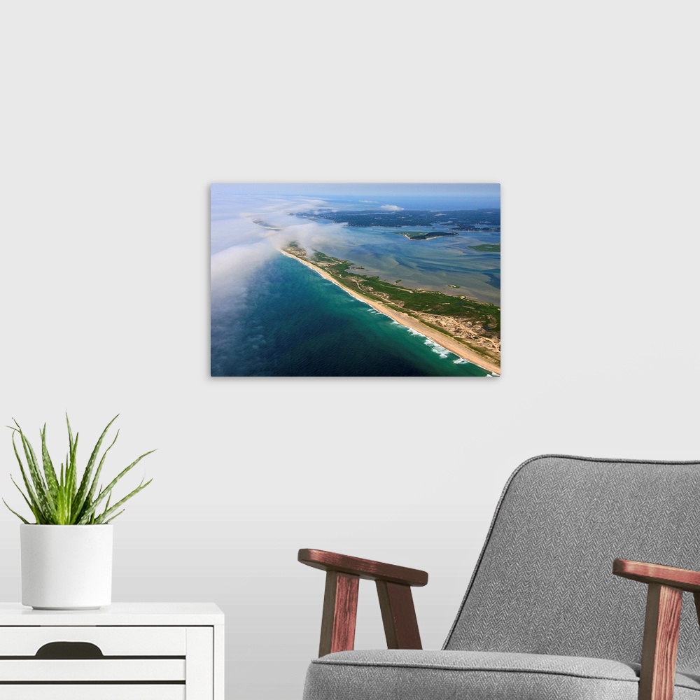 A modern room featuring Cape Cod National Seashore, Chatham - Aerial Photograph