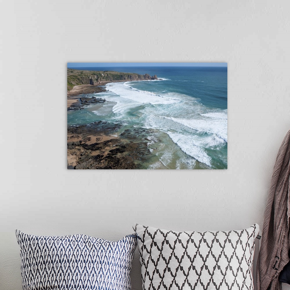 A bohemian room featuring Cape Woolamai Beach, Phillip Island - Aerial Photograph