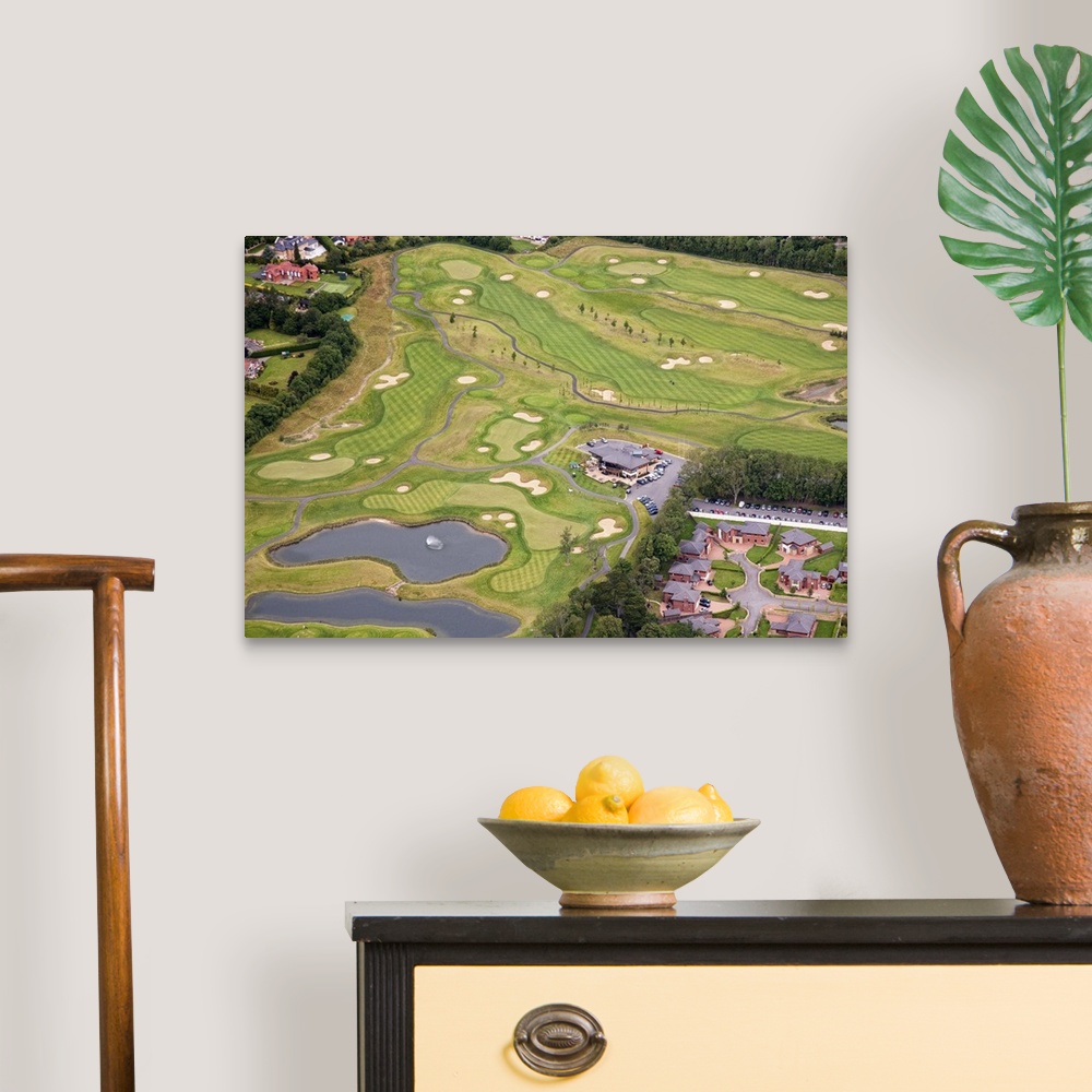 A traditional room featuring Castleknock Golf Course, Dublin, Ireland - Aerial Photograph