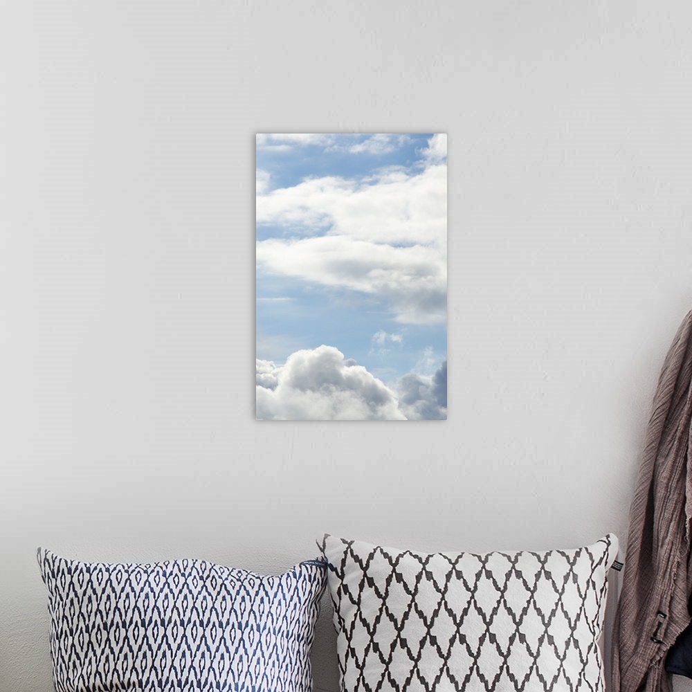 A bohemian room featuring Cirrocumulus Clouds Above Stratocumulus Clouds - Aerial Photograph