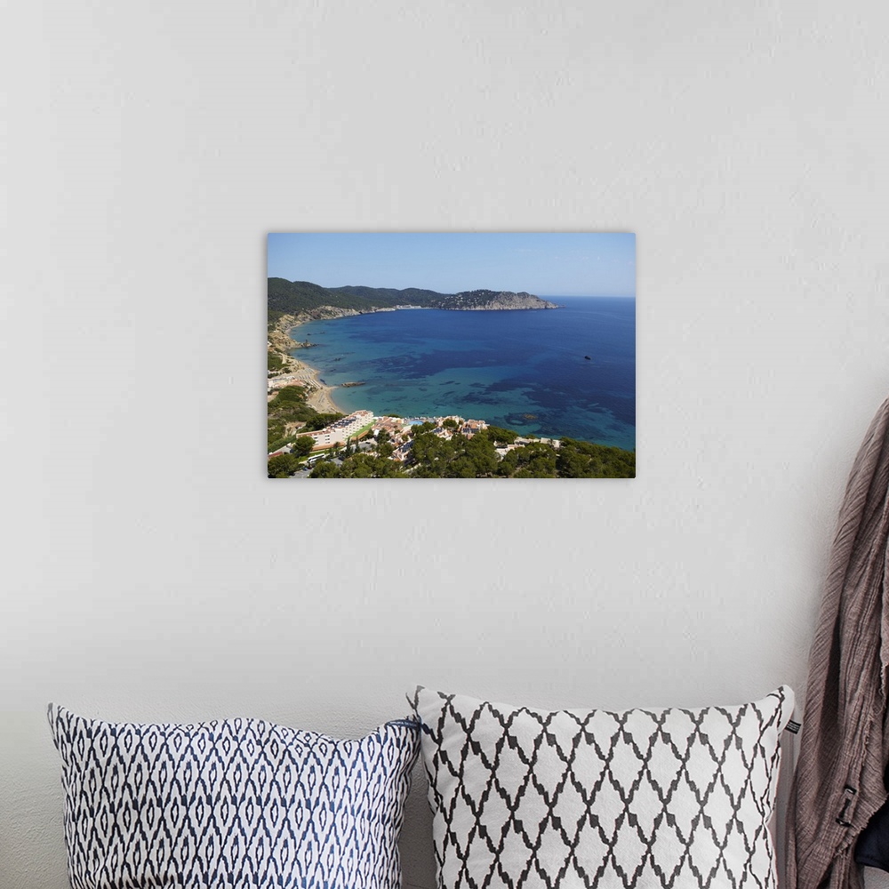 A bohemian room featuring Es Figueral Beach And The Invisa Hotels Resort, Ibiza, Spain - Aerial Photograph