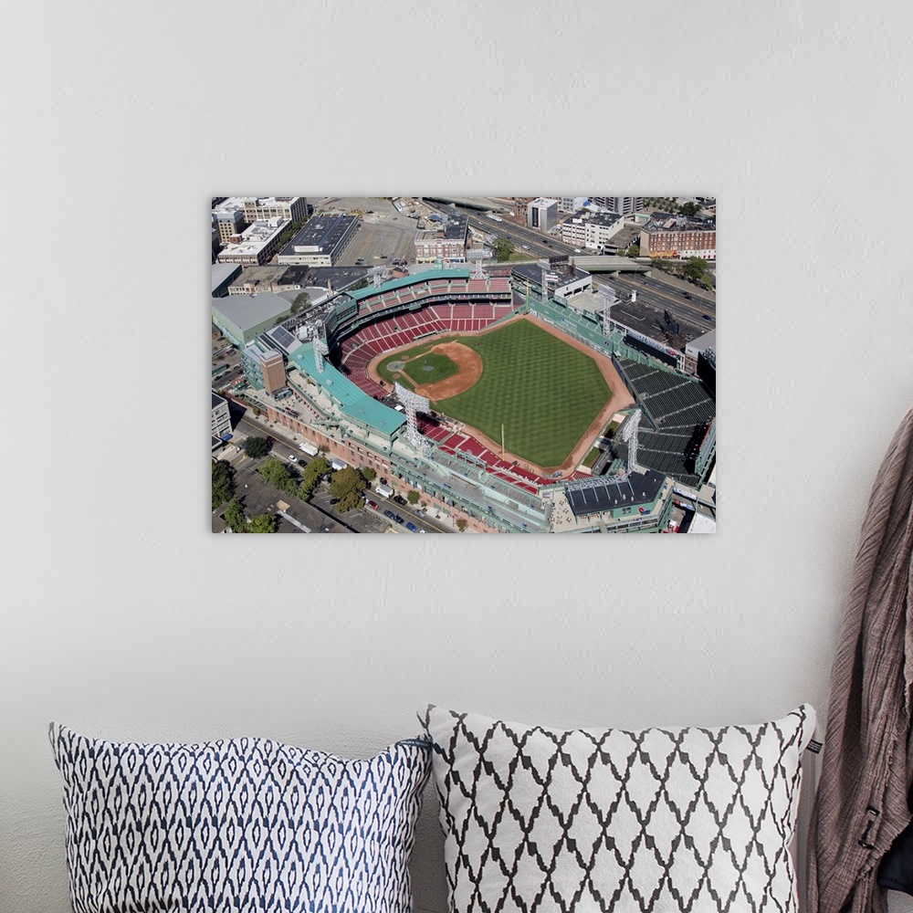 A bohemian room featuring Fenway Park, Home of the Boston Red Sox, Boston, MA, USA - Aerial Photograph