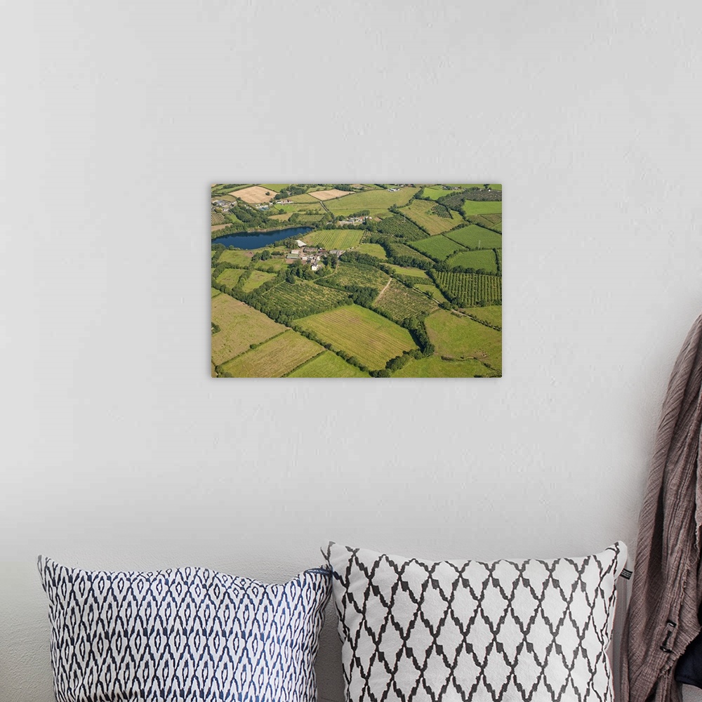 A bohemian room featuring Loughgall Orchards, Armagh, Northern Ireland - Aerial Photograph