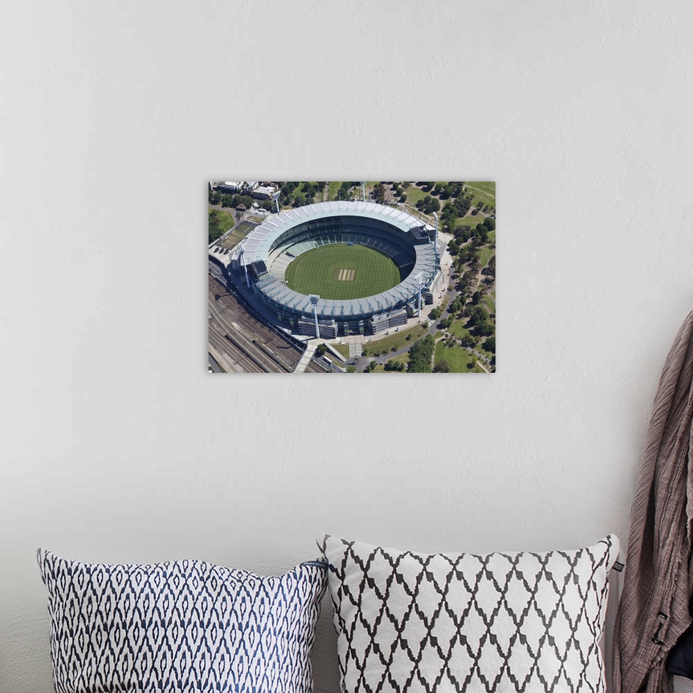 A bohemian room featuring Melbourne Cricket Ground, Melbourne Park - Aerial Photograph