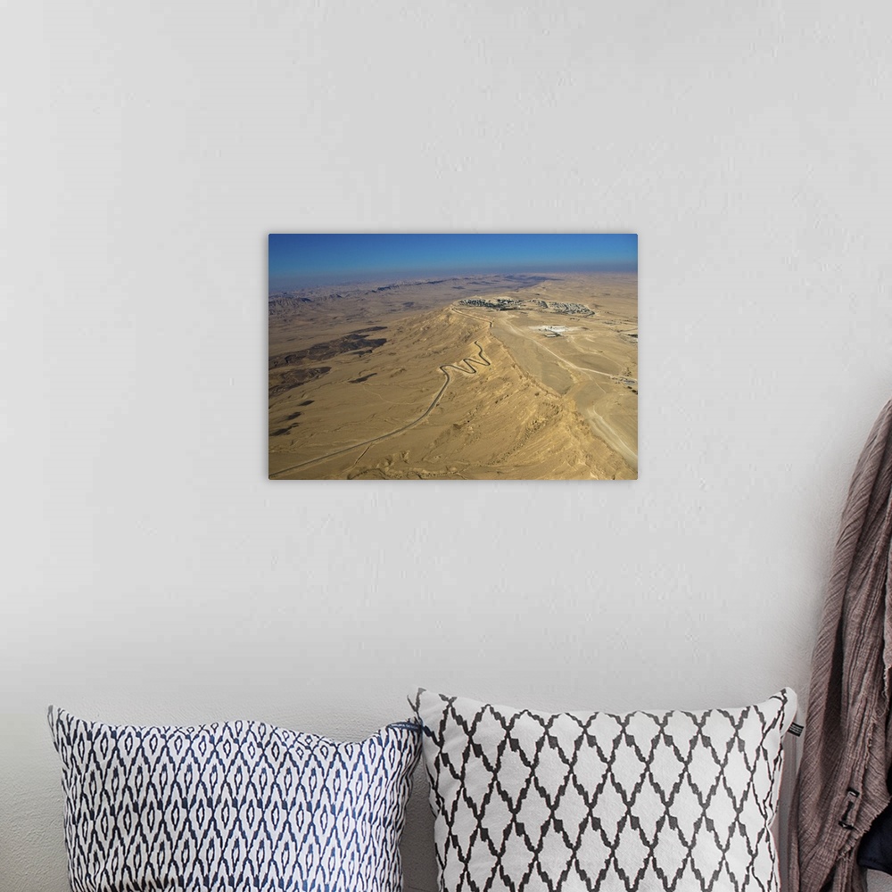 A bohemian room featuring Mitzpe Ramon, Negev Desert - Aerial Photograph