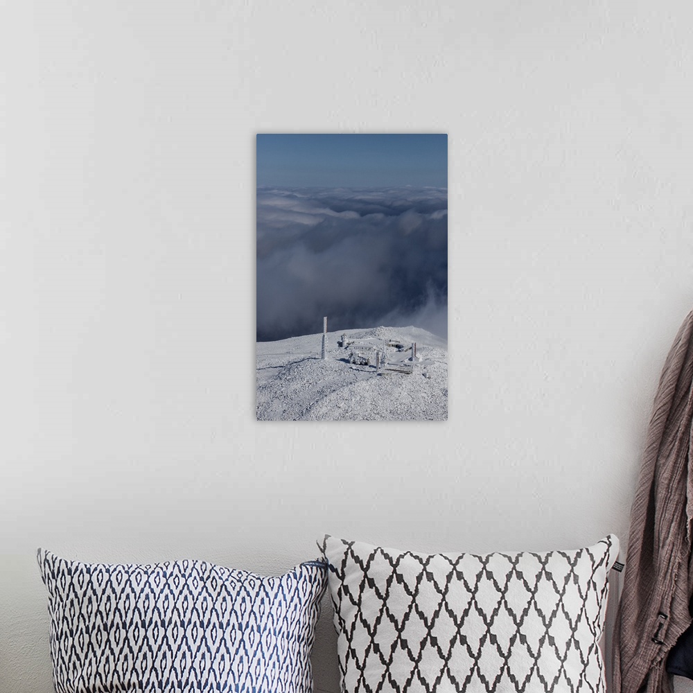 A bohemian room featuring Mount Washington, Sargents, New Hampshire - Aerial Photograph