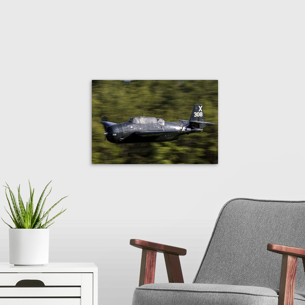 A modern room featuring TBM Avenger From Texas Flying Legends Museum At Wings Over Wiscasset