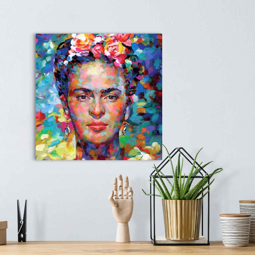 A bohemian room featuring Frida Kahlo II