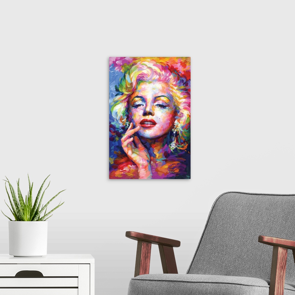 A modern room featuring Marilyn Monroe 7