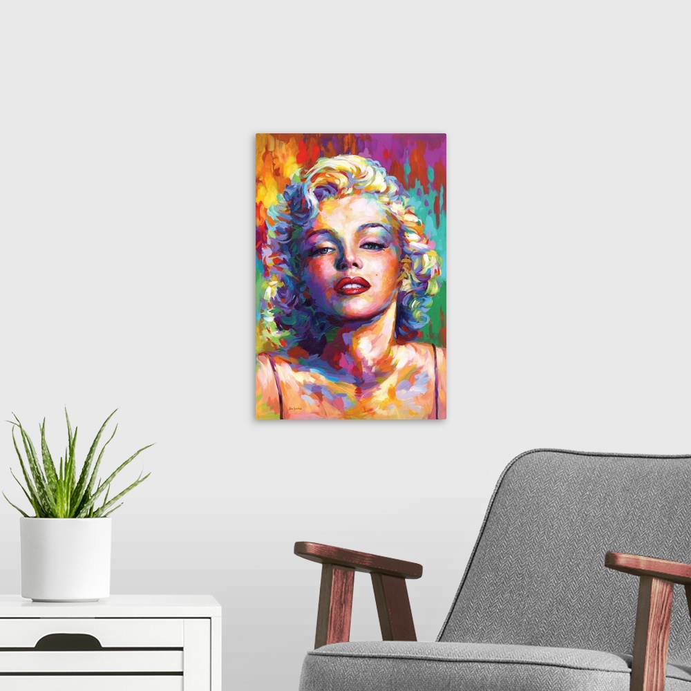 A modern room featuring Marilyn Monroe V