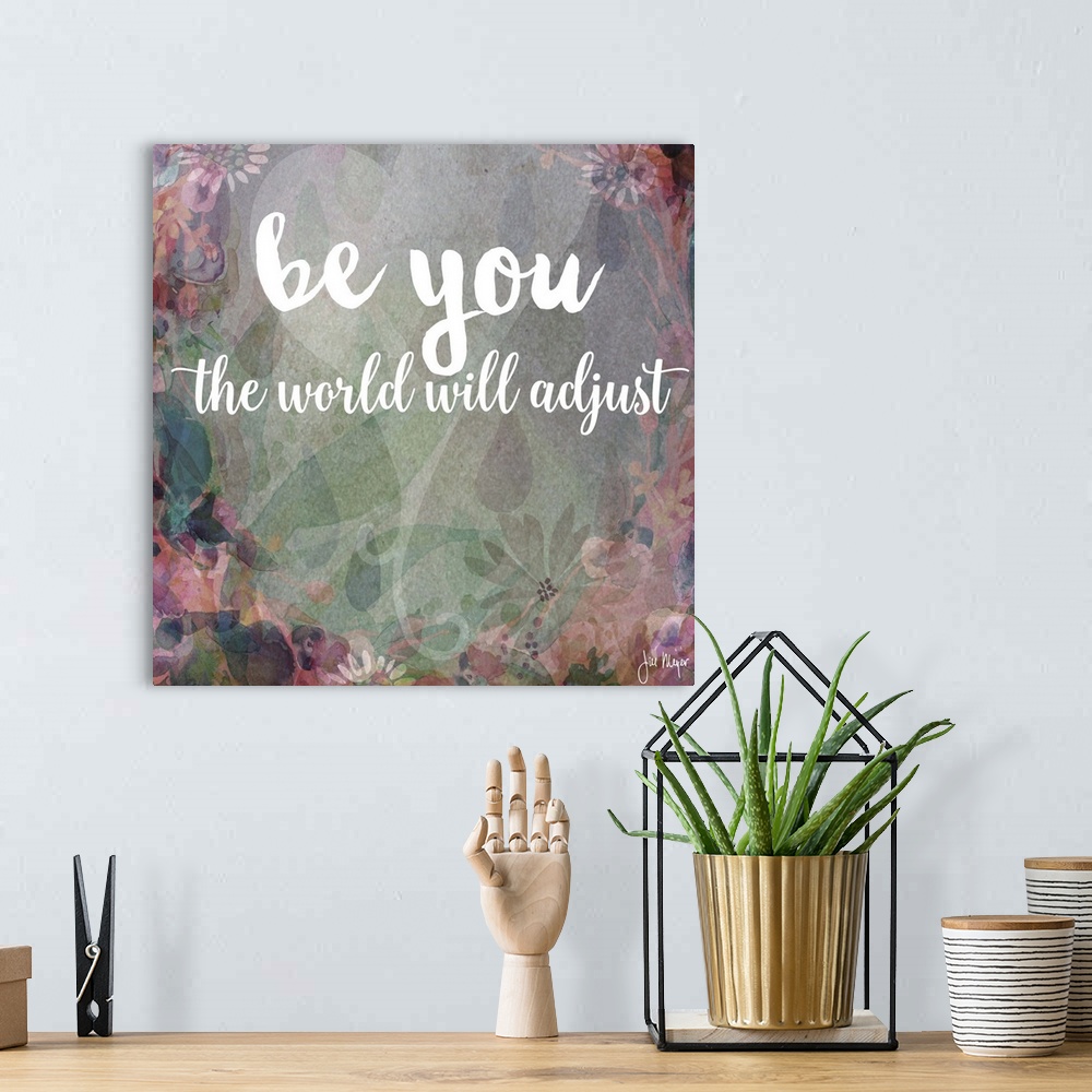 A bohemian room featuring Be You