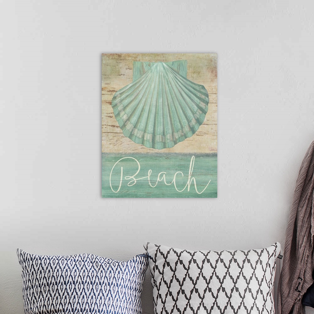 A bohemian room featuring Beach Shell