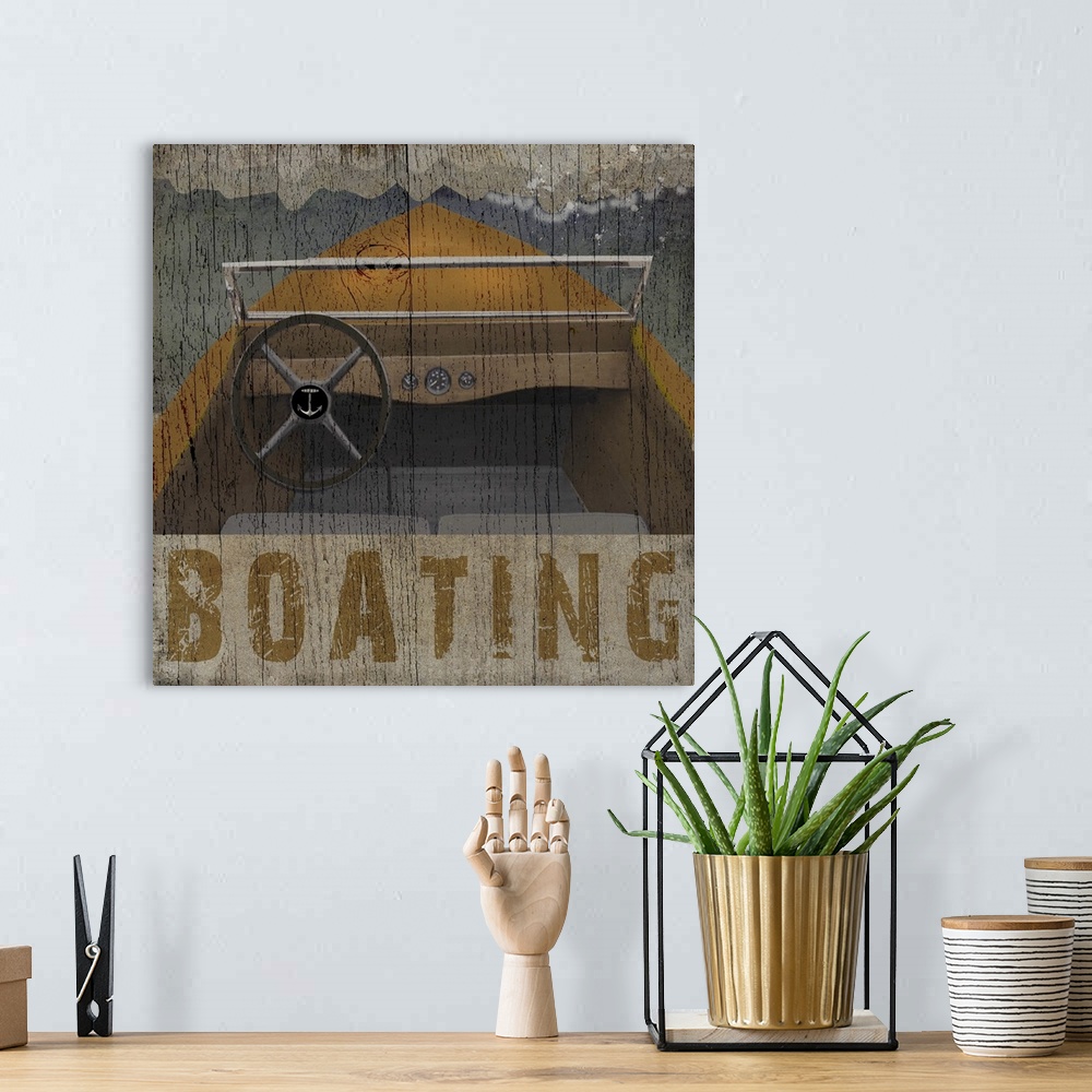A bohemian room featuring Boating