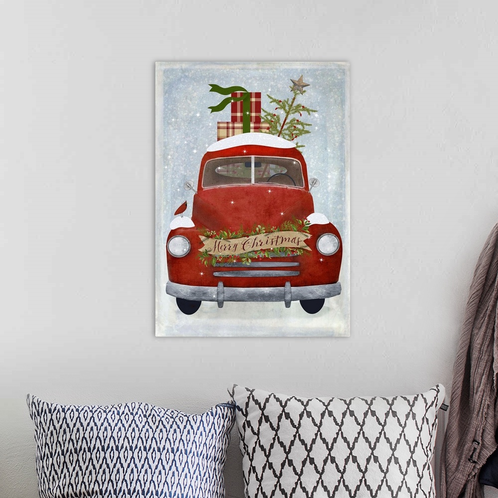 A bohemian room featuring Christmas Pickup