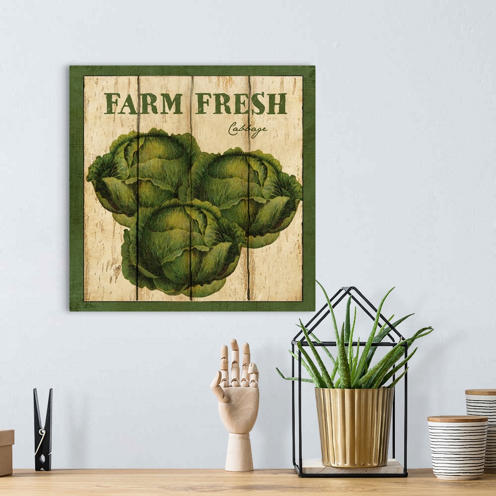 A bohemian room featuring Farm Fresh Cabbage