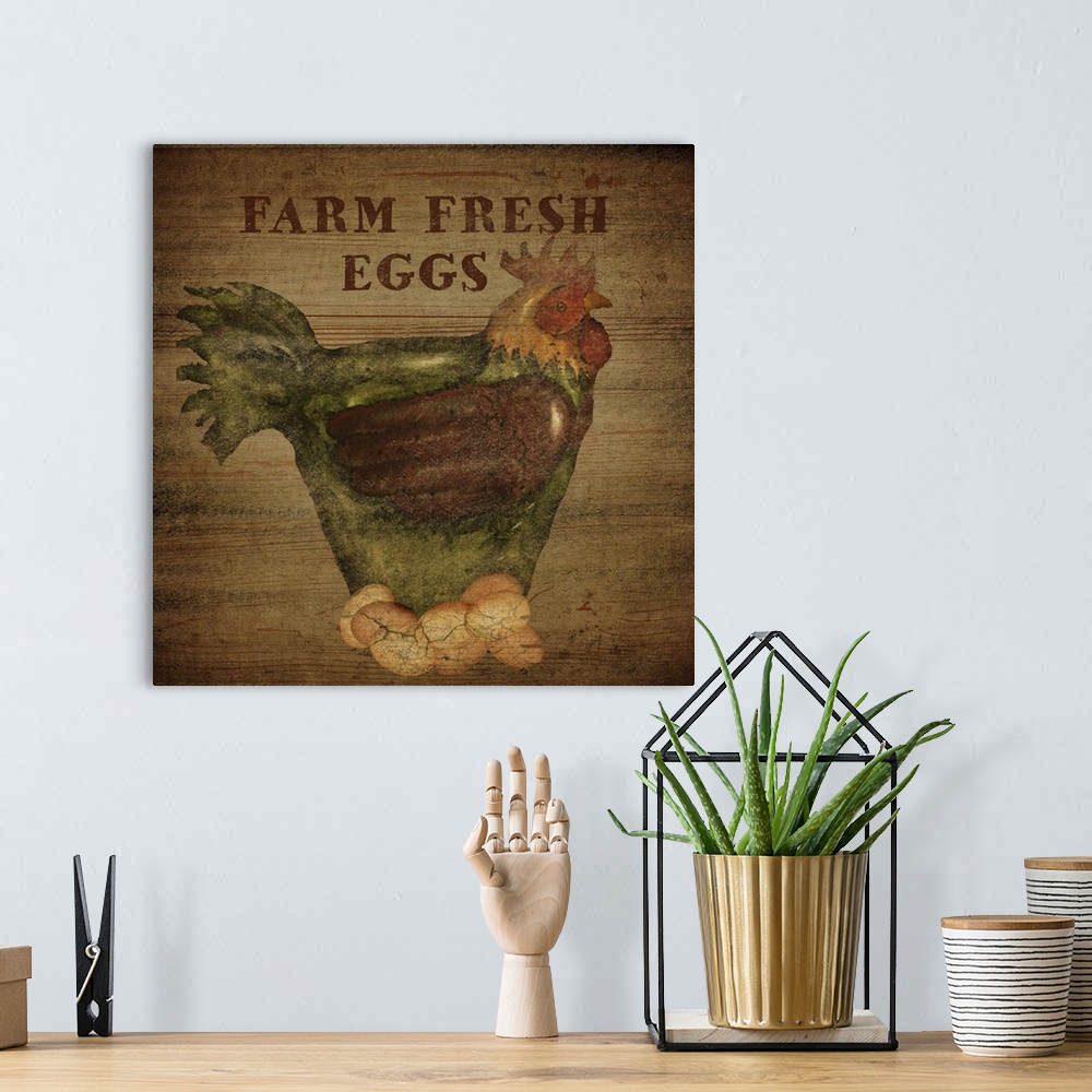 A bohemian room featuring Farm Fresh Eggs