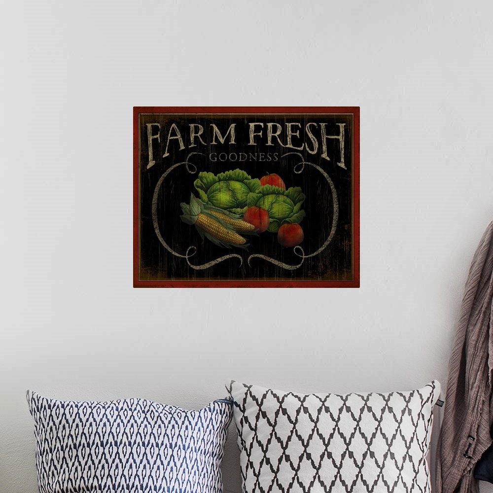 A bohemian room featuring Farm Fresh Goodness