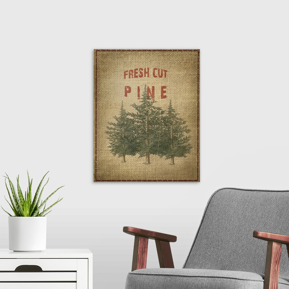 A modern room featuring Fresh Cut Pine