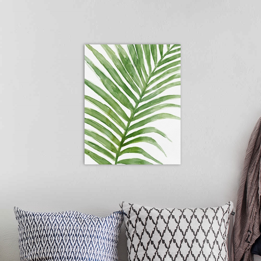 A bohemian room featuring Palm Frond