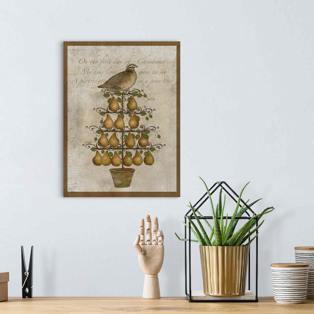 A bohemian room featuring Partridge Pear Tree