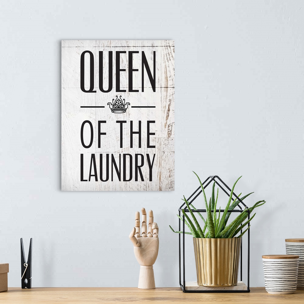 A bohemian room featuring Queen of the Laundry II