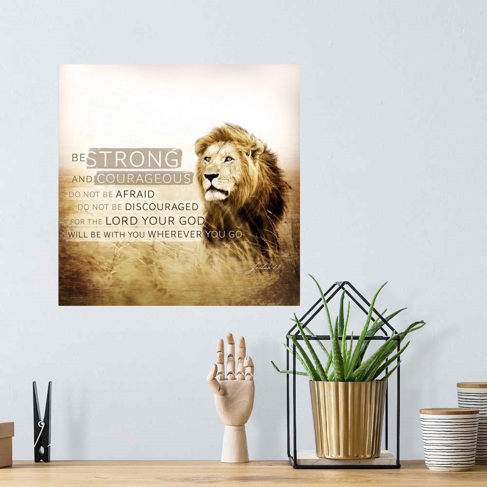 A bohemian room featuring Strong and Courageous