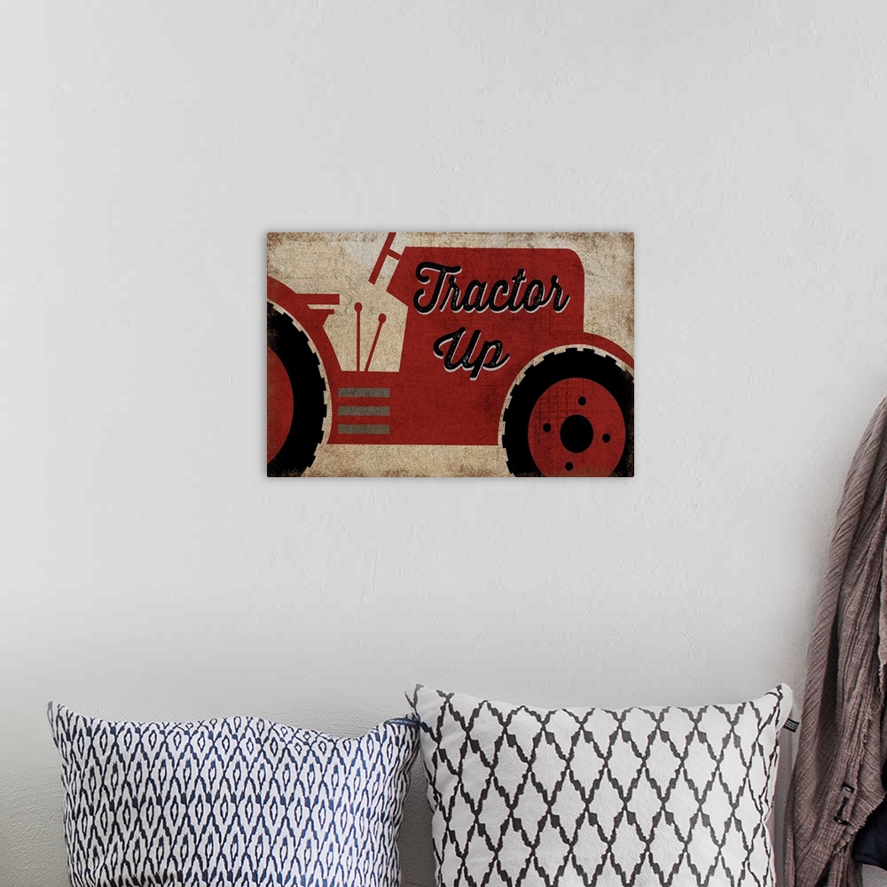 A bohemian room featuring Tractor Up