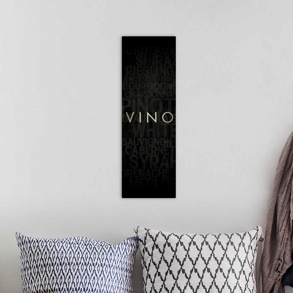 A bohemian room featuring Vino Glass Panel