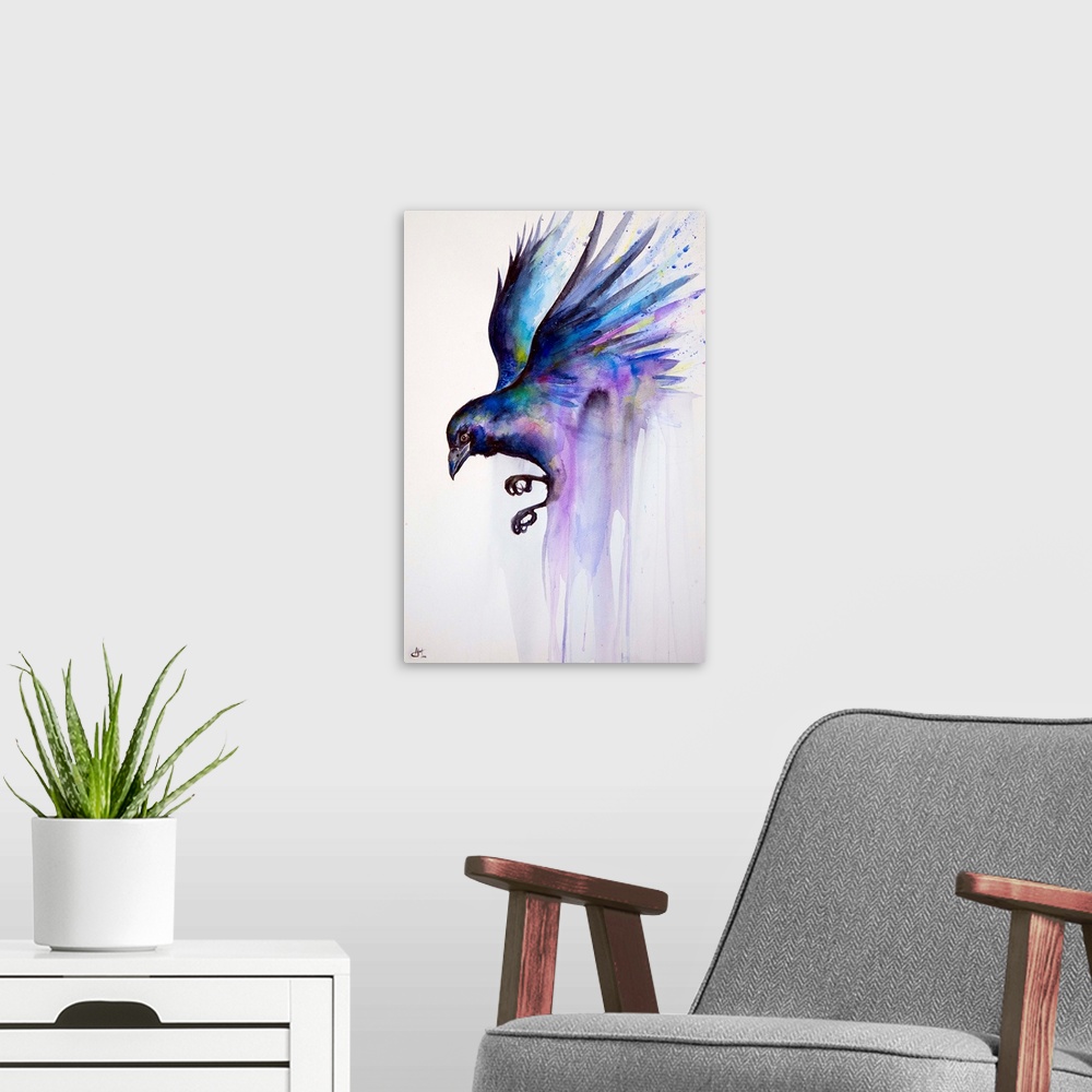 A modern room featuring Nevermore