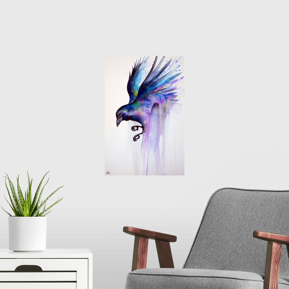A modern room featuring Nevermore