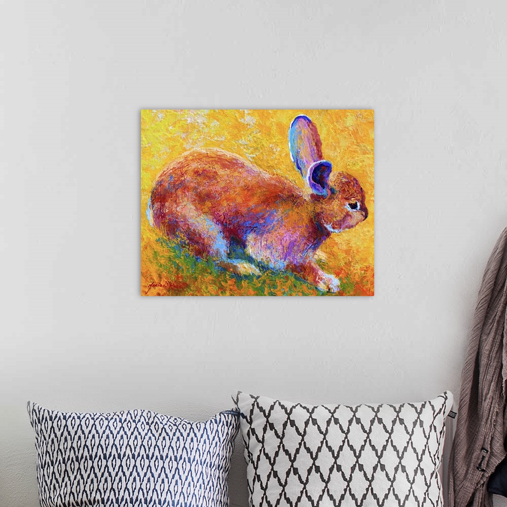 A bohemian room featuring Cottontail I