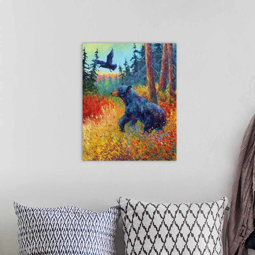 A bohemian room featuring Forest Friends