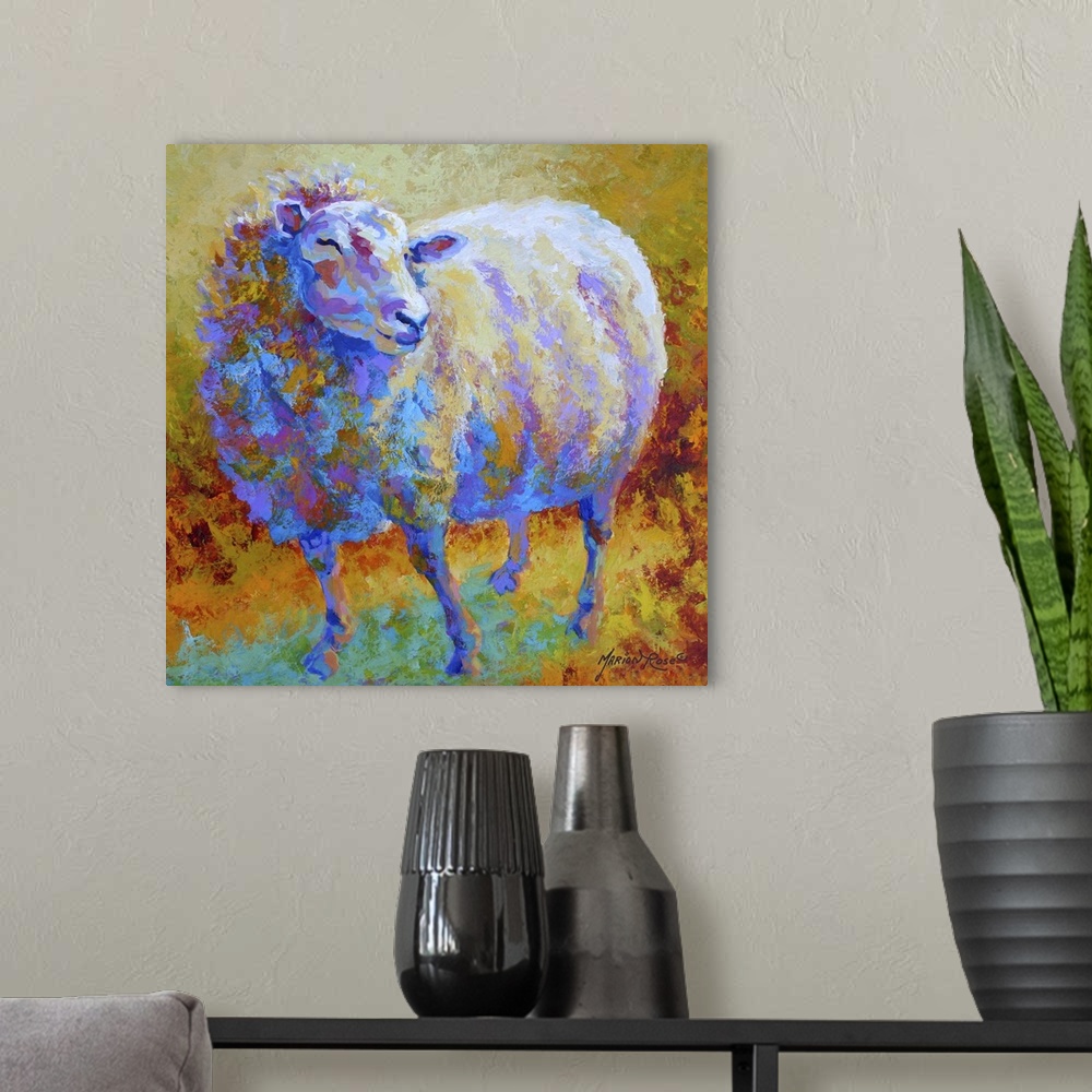 A modern room featuring Me Me Me Sheep