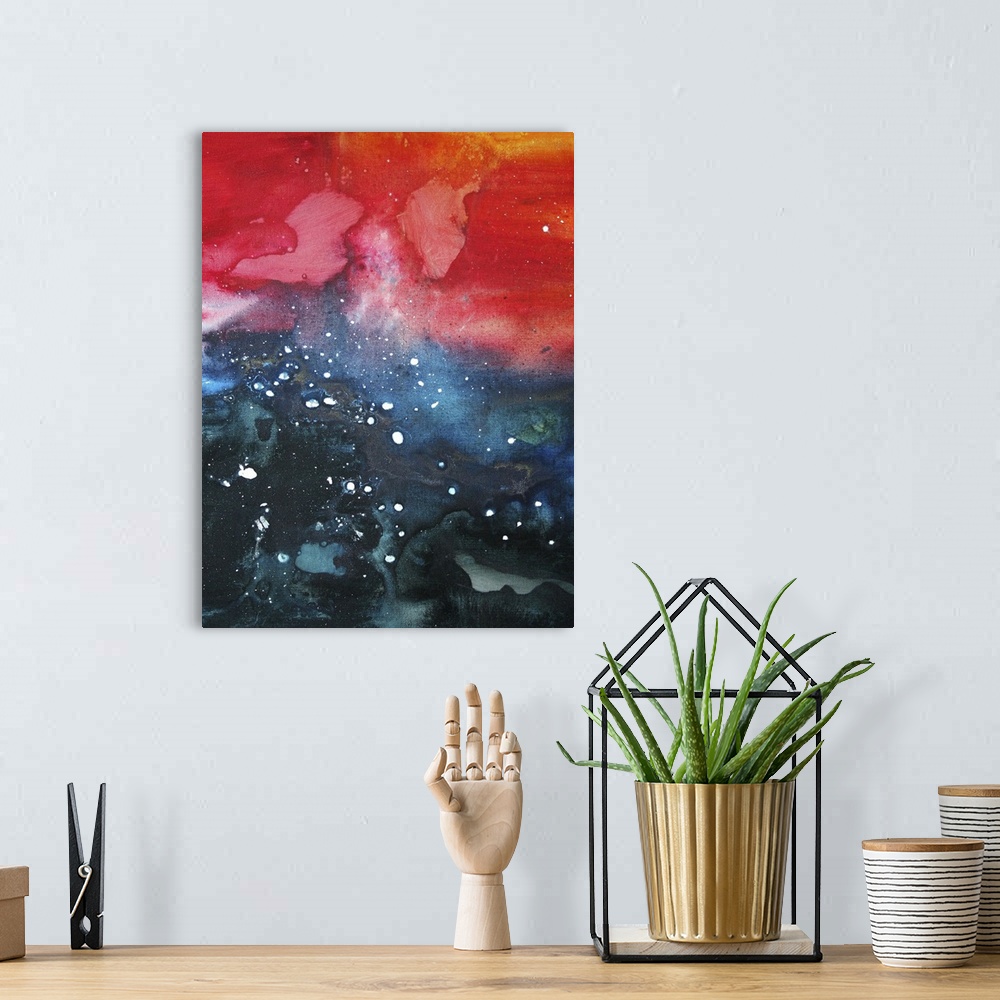 A bohemian room featuring Distant Galaxy I