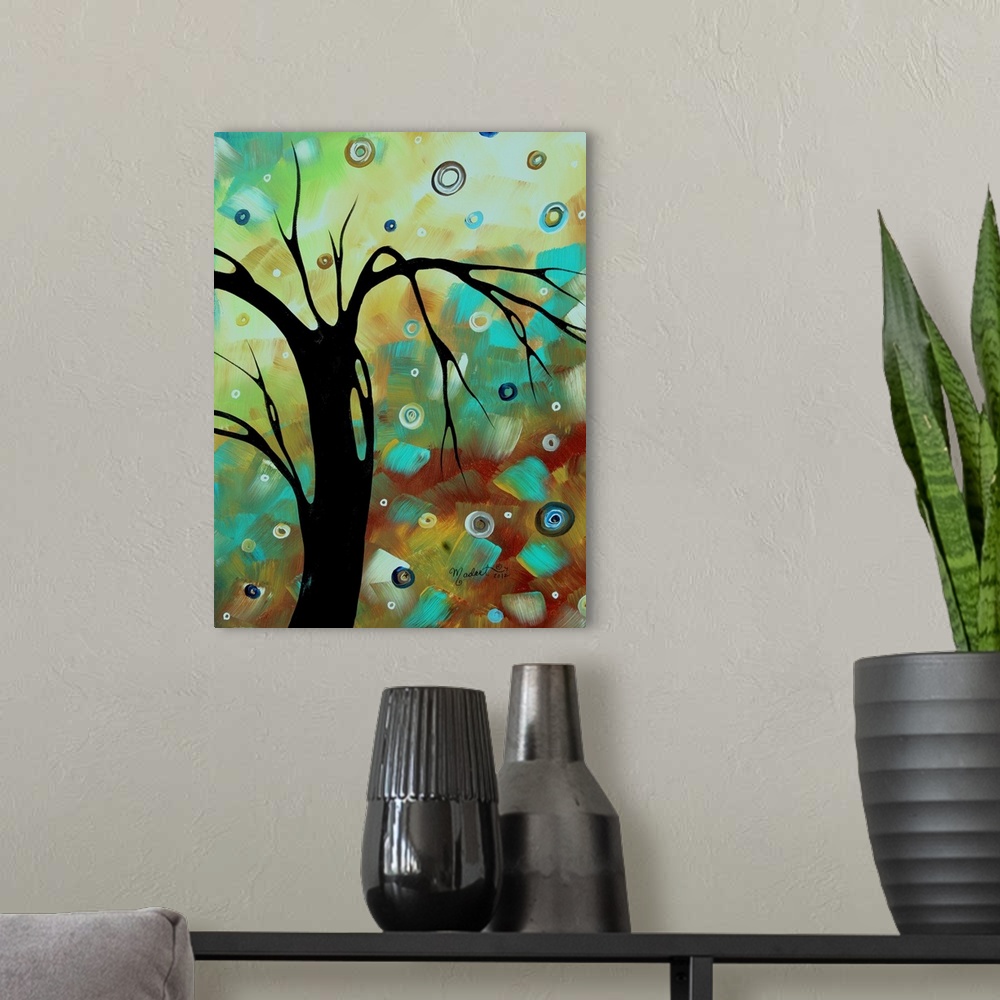 A modern room featuring Megan Aroon Duncanson (MADART) has a distinct flair for modern/contemporary art.  Her style and u...