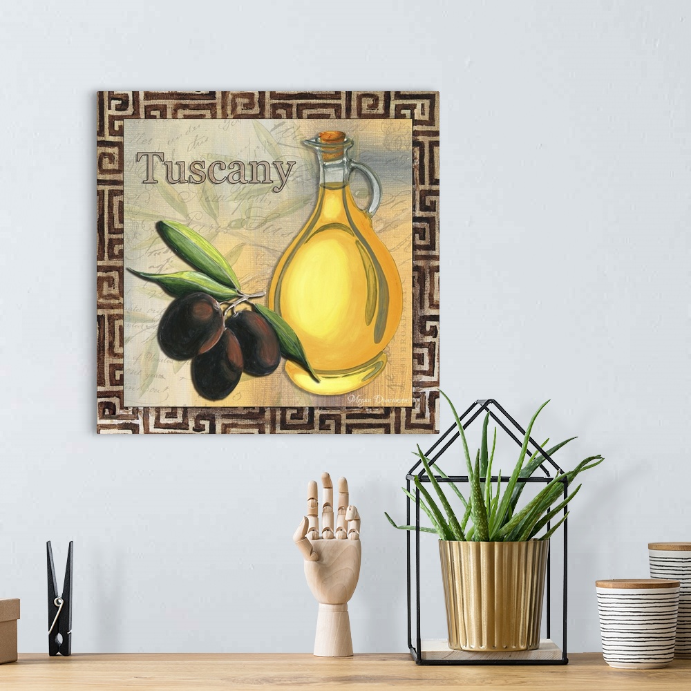 A bohemian room featuring Olive Oil I