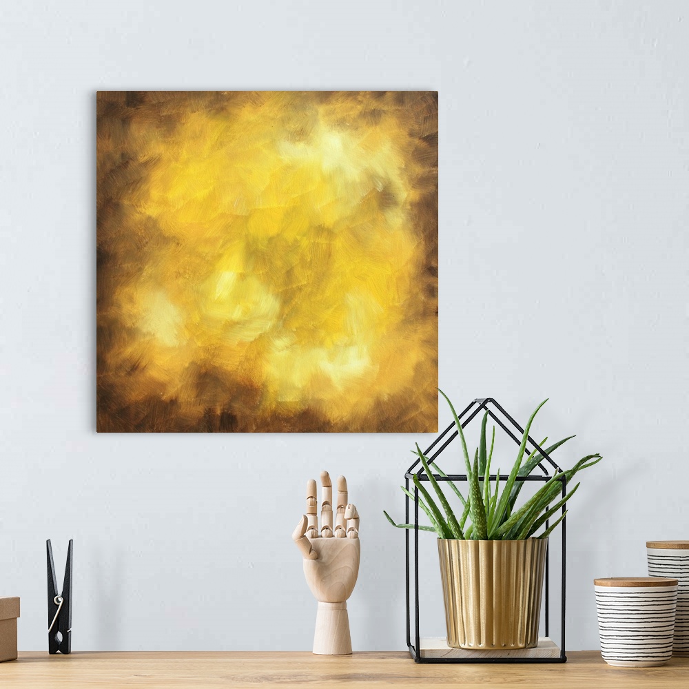 A bohemian room featuring This is a Huge contemporary set of three original paintings that coordinate with one another. ?Th...