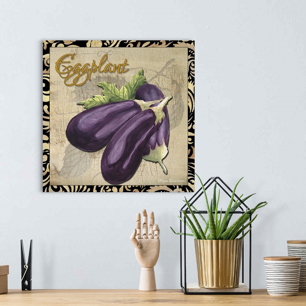 A bohemian room featuring Vegetables I - Eggplant