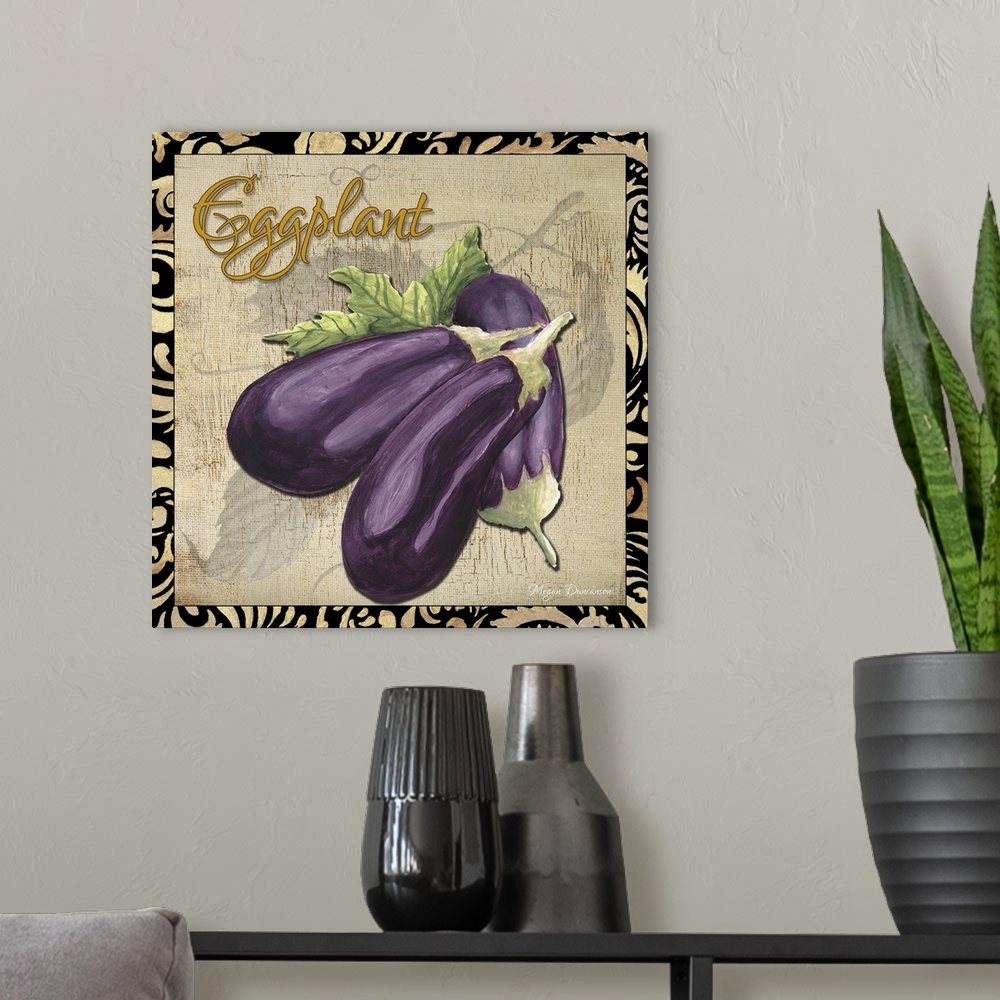 A modern room featuring Vegetables I - Eggplant
