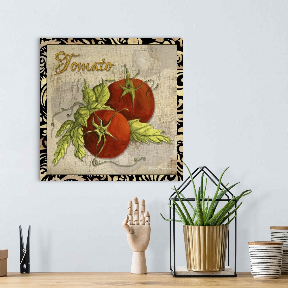 A bohemian room featuring Vegetables IV - Tomatoes