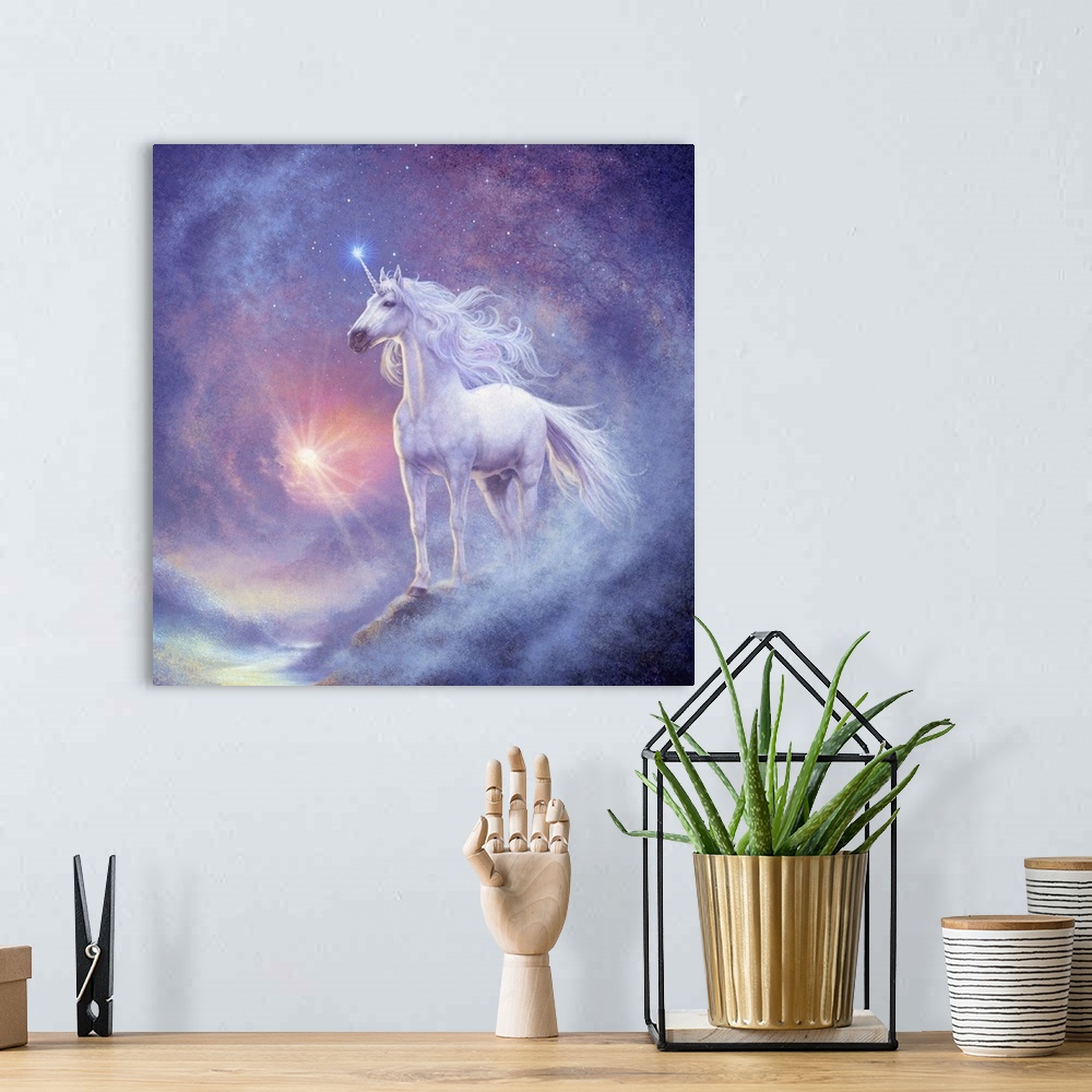 A bohemian room featuring Astral Unicorn I