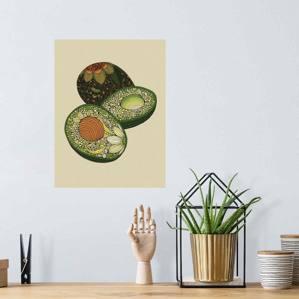 A bohemian room featuring Avocado