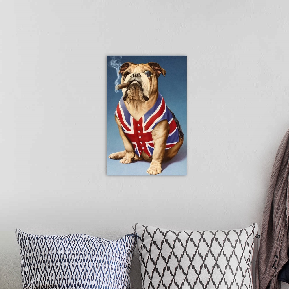 A bohemian room featuring British Bulldog